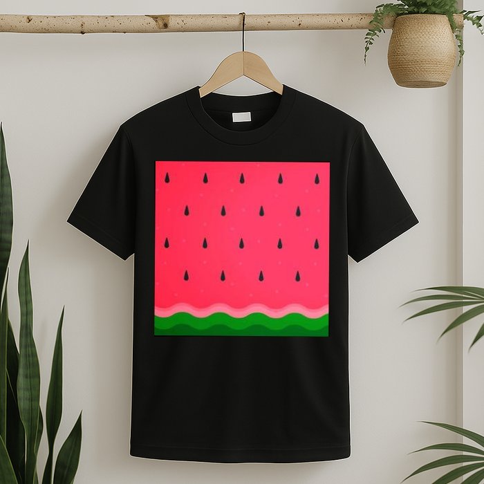 Summer Watermelon Fruit Pattern T-Shirt