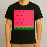 Summer Watermelon Fruit Pattern T-Shirt