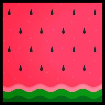 Summer Watermelon Fruit Pattern T-Shirt