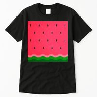 Summer Watermelon Fruit Pattern Tall T-Shirt