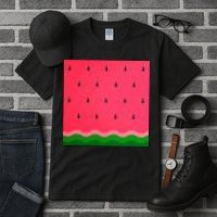 Summer Watermelon Fruit Pattern Tall T-Shirt