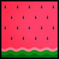 Summer Watermelon Fruit Pattern Tall T-Shirt