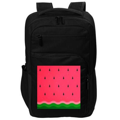 Summer Watermelon Fruit Pattern Impact Tech Backpack