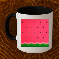 Summer Watermelon Fruit Pattern Mug
