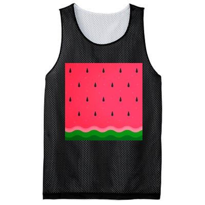 Summer Watermelon Fruit Pattern Mesh Reversible Basketball Jersey Tank