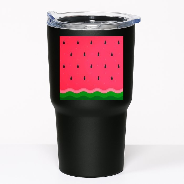 Summer Watermelon Fruit Pattern Tumbler