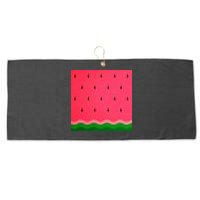 Summer Watermelon Fruit Pattern Large Microfiber Waffle Golf Towel