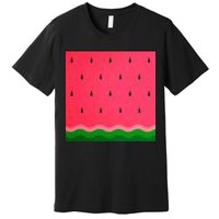 Summer Watermelon Fruit Pattern Premium T-Shirt
