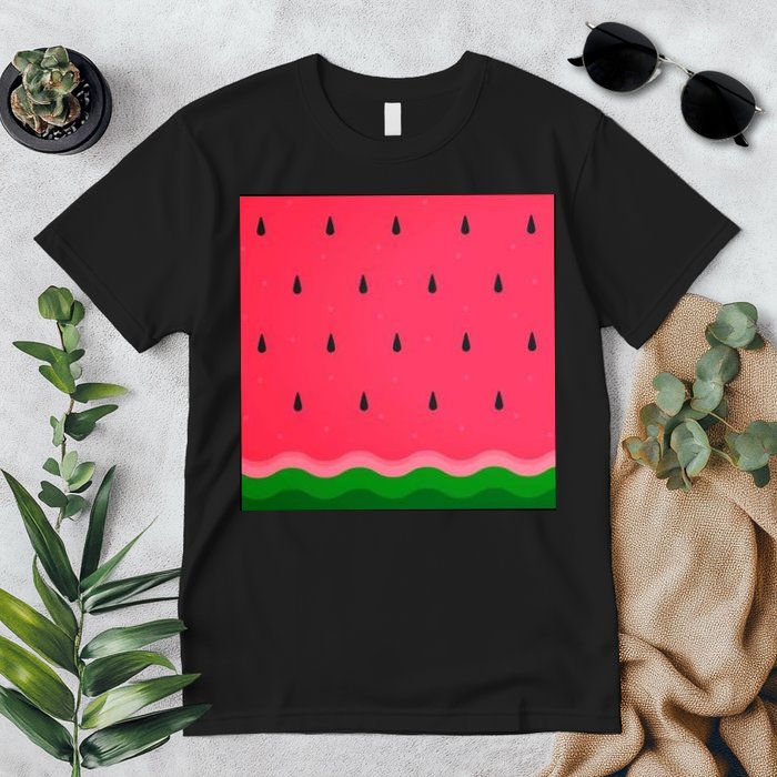 Summer Watermelon Fruit Pattern Premium T-Shirt