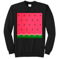 Summer Watermelon Fruit Pattern Tall Sweatshirt