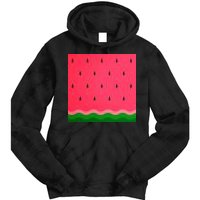 Summer Watermelon Fruit Pattern Tie Dye Hoodie
