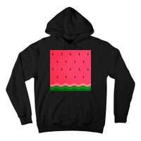 Summer Watermelon Fruit Pattern Tall Hoodie