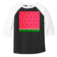Summer Watermelon Fruit Pattern Toddler Fine Jersey T-Shirt