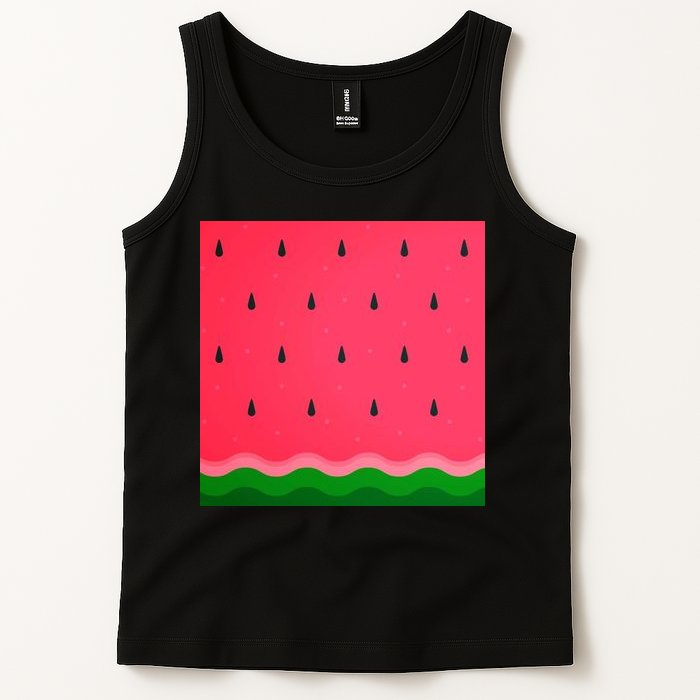 Summer Watermelon Fruit Pattern Tank Top