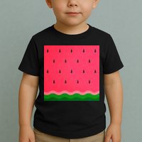 Summer Watermelon Fruit Pattern Toddler T-Shirt