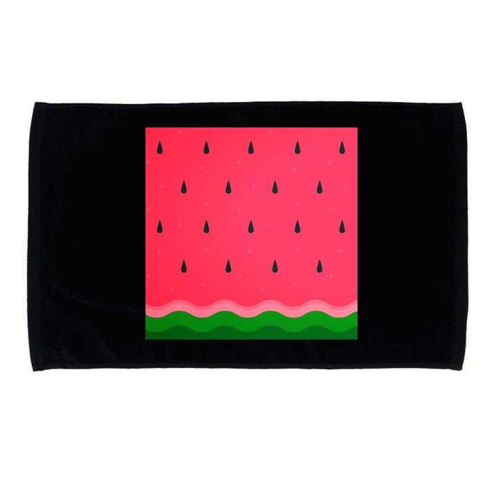 Summer Watermelon Fruit Pattern Microfiber Hand Towel