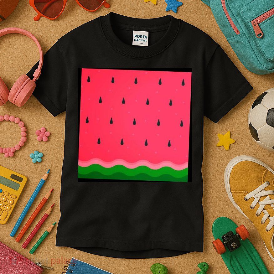 Summer Watermelon Fruit Pattern Kids T-Shirt