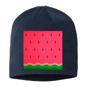 Summer Watermelon Fruit Pattern Sustainable Beanie