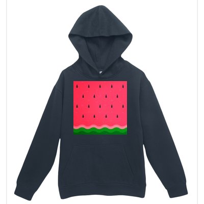 Summer Watermelon Fruit Pattern Urban Pullover Hoodie