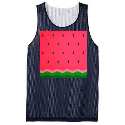 Summer Watermelon Fruit Pattern Mesh Reversible Basketball Jersey Tank