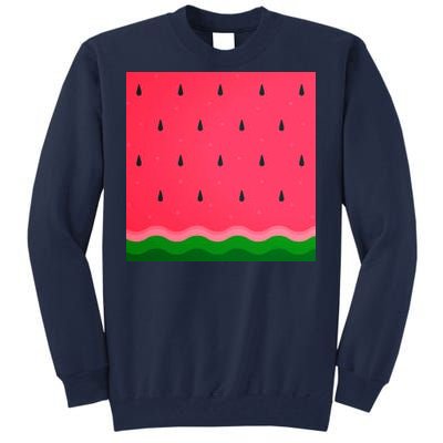 Summer Watermelon Fruit Pattern Tall Sweatshirt