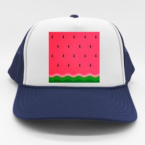 Summer Watermelon Fruit Pattern Trucker Hat