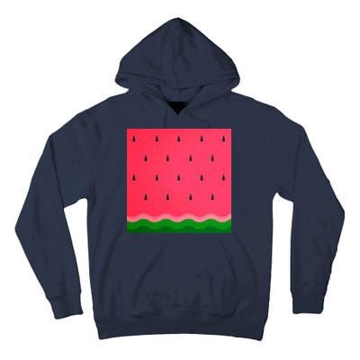 Summer Watermelon Fruit Pattern Tall Hoodie