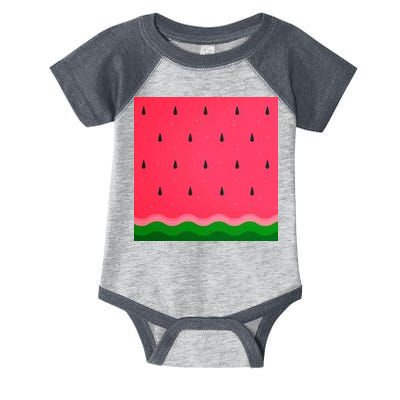 Summer Watermelon Fruit Pattern Infant Baby Jersey Bodysuit