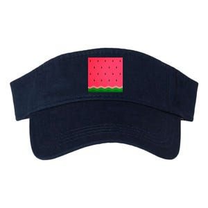 Summer Watermelon Fruit Pattern Valucap Bio-Washed Visor