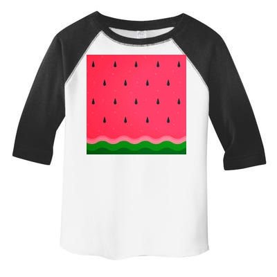 Summer Watermelon Fruit Pattern Toddler Fine Jersey T-Shirt