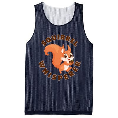 Squirrel Whisperer Funny Forest Animal Lover Gift Mesh Reversible Basketball Jersey Tank