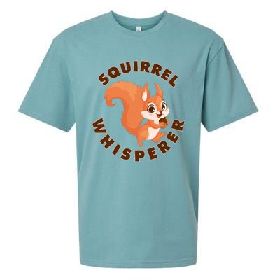 Squirrel Whisperer Funny Forest Animal Lover Gift Sueded Cloud Jersey T-Shirt