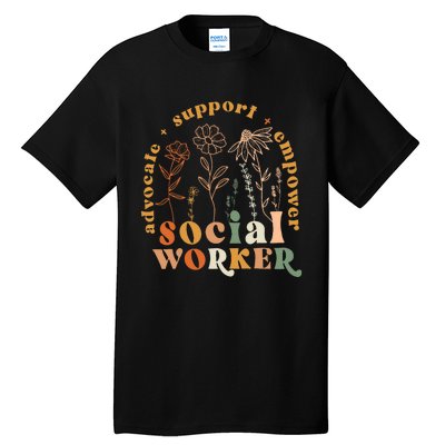 Social Worker Funny Social Work Month Tall T-Shirt