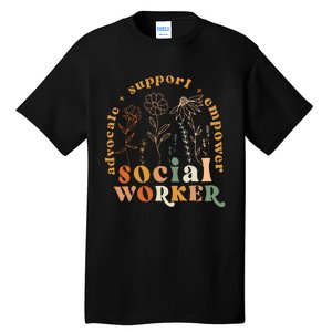 Social Worker Funny Social Work Month Tall T-Shirt