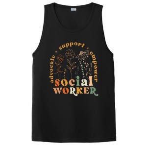 Social Worker Funny Social Work Month PosiCharge Competitor Tank