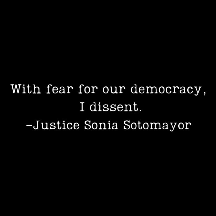 Scotus With Fear For Our Democracy Dissent Flat Bill Trucker Hat