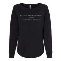 Scotus With Fear For Our Democracy Dissent Womens California Wash Sweatshirt