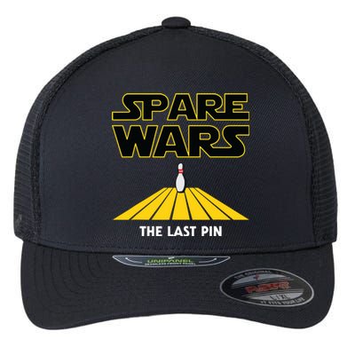 Spare Wars Funny Bowler & Bowling Parody Flexfit Unipanel Trucker Cap