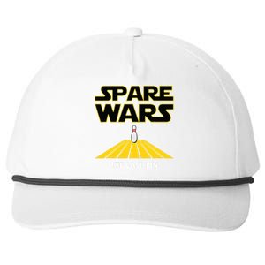 Spare Wars Funny Bowler & Bowling Parody Snapback Five-Panel Rope Hat