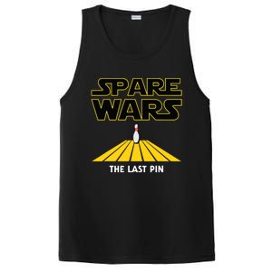 Spare Wars Funny Bowler & Bowling Parody PosiCharge Competitor Tank