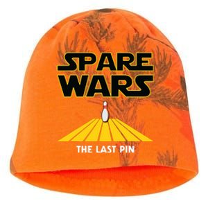 Spare Wars Funny Bowler & Bowling Parody Kati - Camo Knit Beanie