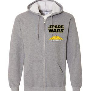 Spare Wars Funny Bowler & Bowling Parody Full Zip Hoodie