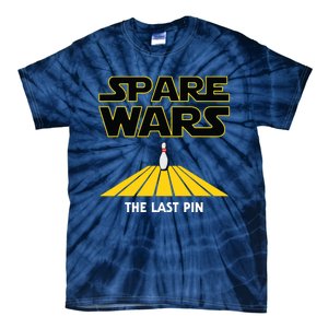 Spare Wars Funny Bowler & Bowling Parody Tie-Dye T-Shirt