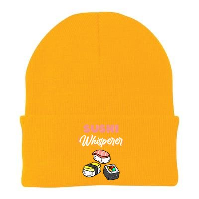 Sushi Whisperer For Sushi Lover Gift Knit Cap Winter Beanie