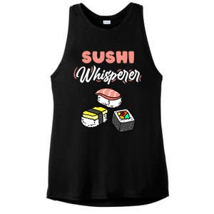 Sushi Whisperer For Sushi Lover Gift Ladies PosiCharge Tri-Blend Wicking Tank