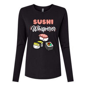 Sushi Whisperer For Sushi Lover Gift Womens Cotton Relaxed Long Sleeve T-Shirt