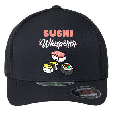 Sushi Whisperer For Sushi Lover Gift Flexfit Unipanel Trucker Cap