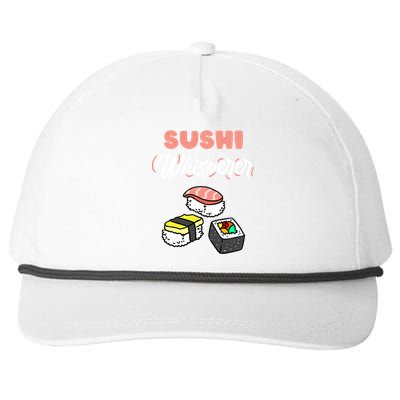 Sushi Whisperer For Sushi Lover Gift Snapback Five-Panel Rope Hat