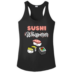 Sushi Whisperer For Sushi Lover Gift Ladies PosiCharge Competitor Racerback Tank