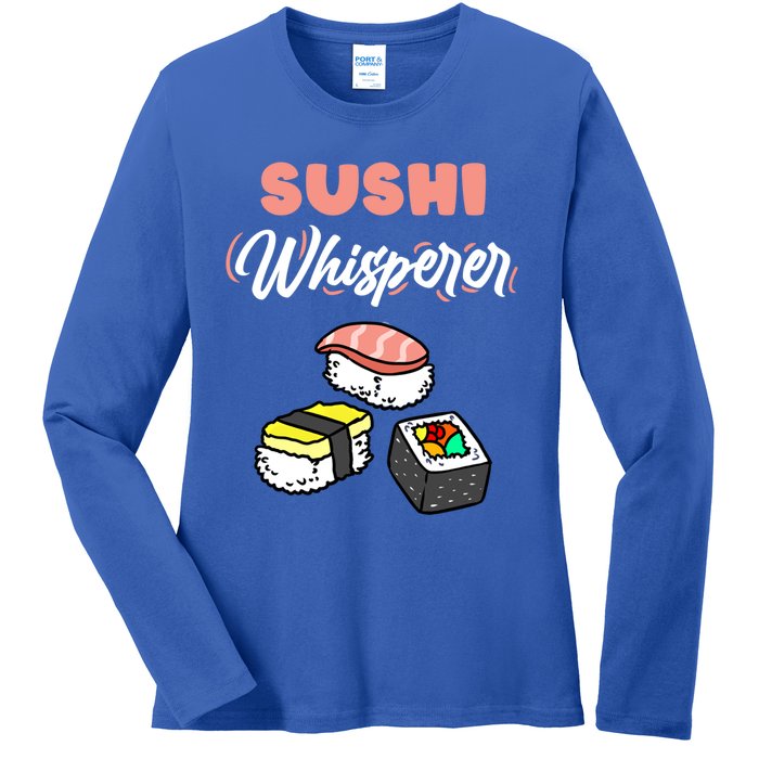 Sushi Whisperer For Sushi Lover Gift Ladies Long Sleeve Shirt